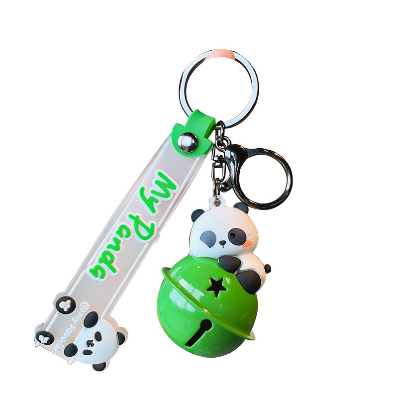 Wholesale Cute Panda Silicone Keychain